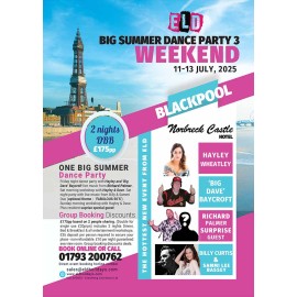 Blackpool BIG SUMMER DANCE PARTY 3 weekend July 2025