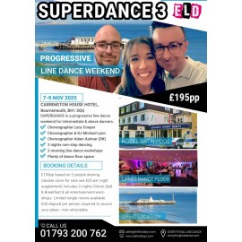Progressive Line Dance weekend -Superdance Nov 2025