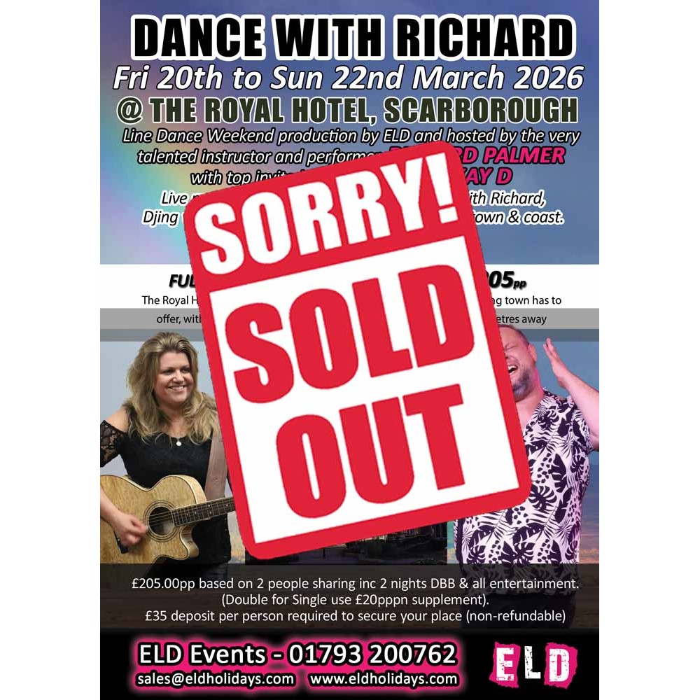 Dance with Richard - Scarborough March 2026