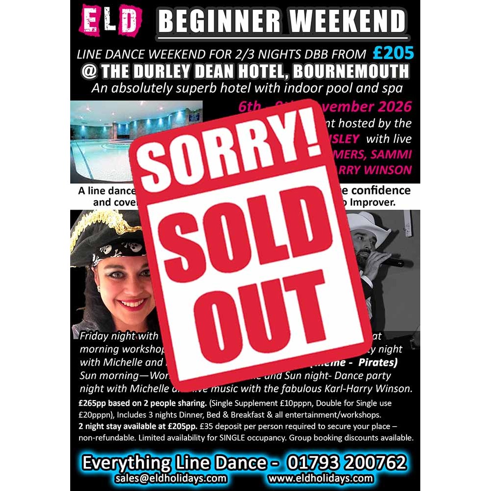 Beginner Weekend Bournemouth with Michelle Nov 2026