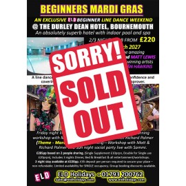 Beginners Mardi Gras Weekend Bournemouth March 2027