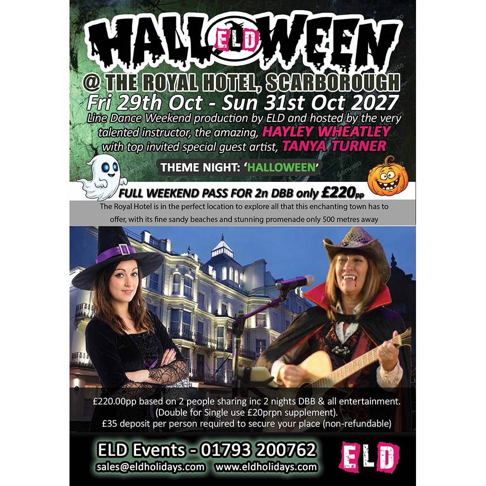 Halloween Scarborough Weekend Oct 2027