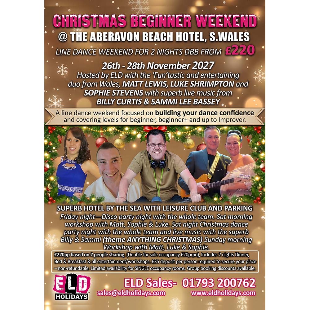 Wales Beginner Xmas Weekend - Nov 2027